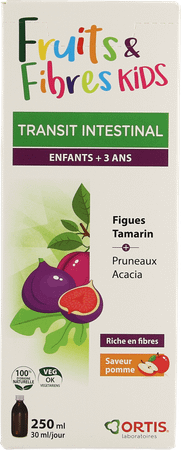 Ortis Fruits & Fibres Kid's Sirop 250 ml  -  Ortis
