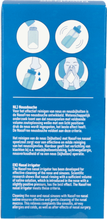 Nasofree Neusdouche Fl + 4 Zakjes