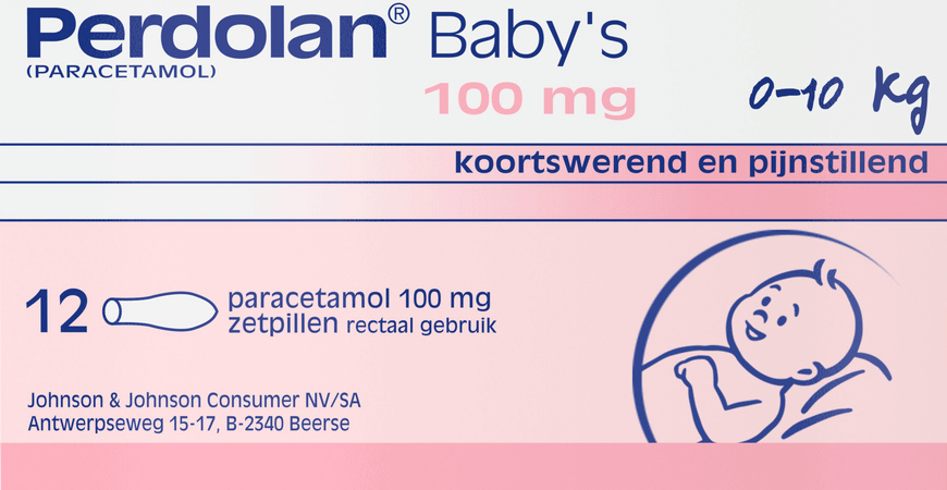 Perdolan Suppo Baby 12x100 mg