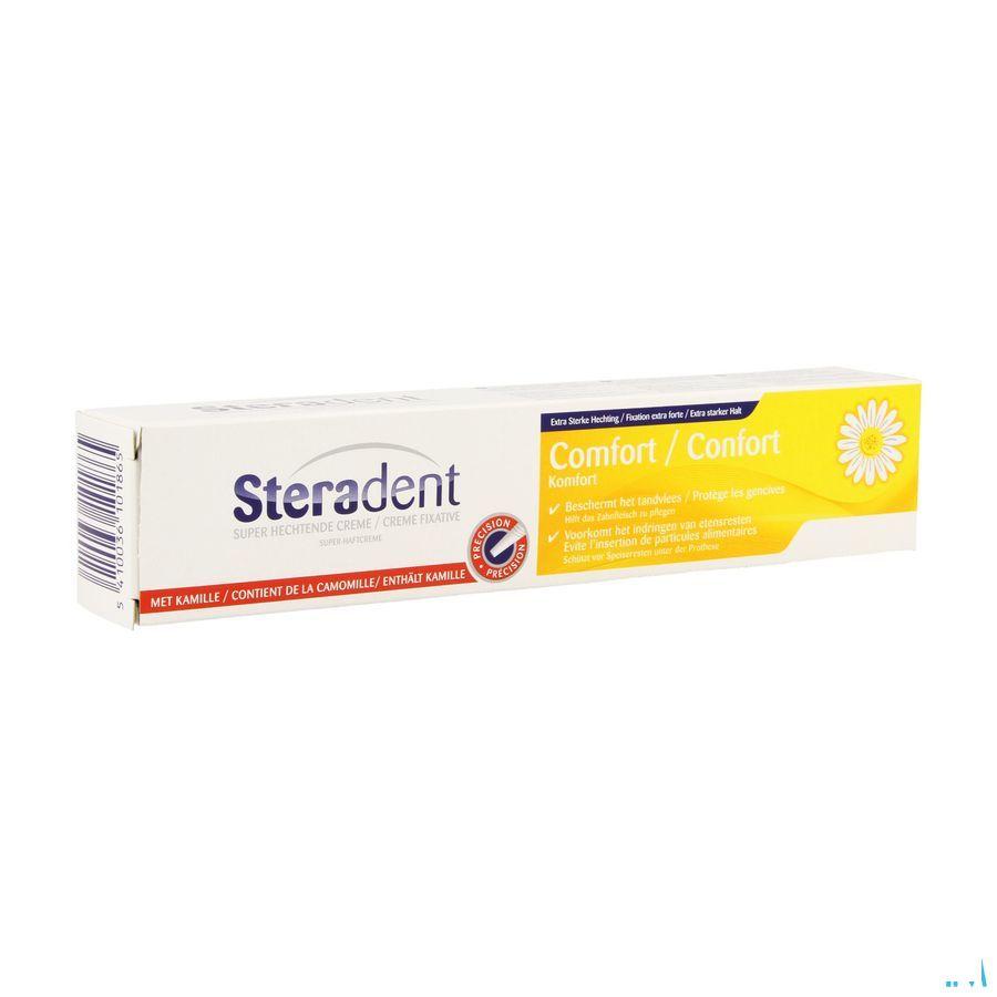 Steradent Fixatiecreme Comfort Kamille 65 gr