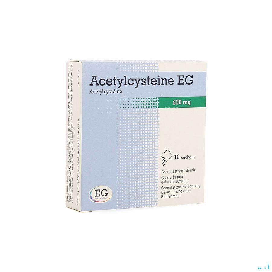Acetylcysteine EG Sachets 10x600 mg  -  EG