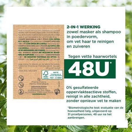 Klorane Capilaire Masker Reinigend Brandnetel 8X3G