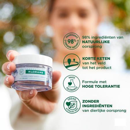Klorane Gezicht Korenbloem Watercreme 50 ml