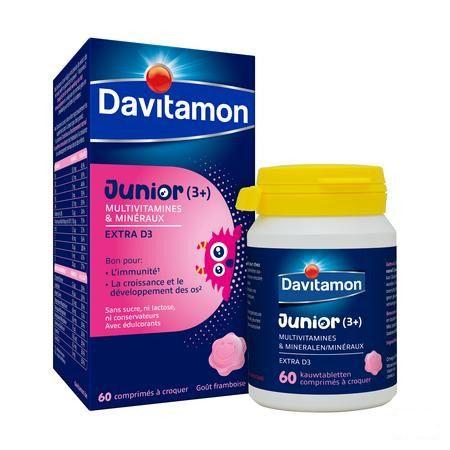 Davitamon Junior Framboos V1 Tabletten 60