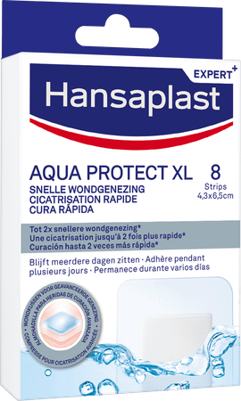 Hansaplast Aqua Protect xl Cicatr. Rapide Strips 8