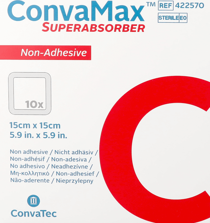 Convamax Superabsorber N/Klevend 15Cm x 15Cm 10