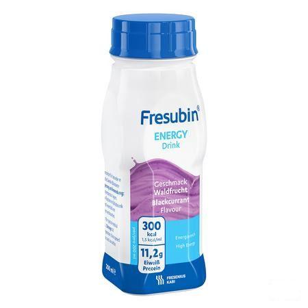 Fresubin Energy Drink 200 ml Cassis/zwarte Bessen  -  Fresenius