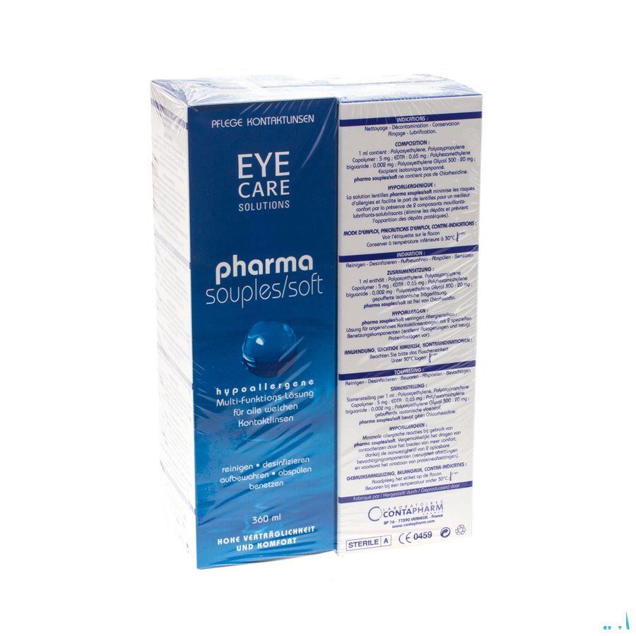 Eye Care Pharma Soft Duo Pack Oplossing Onderh. 2x360 ml