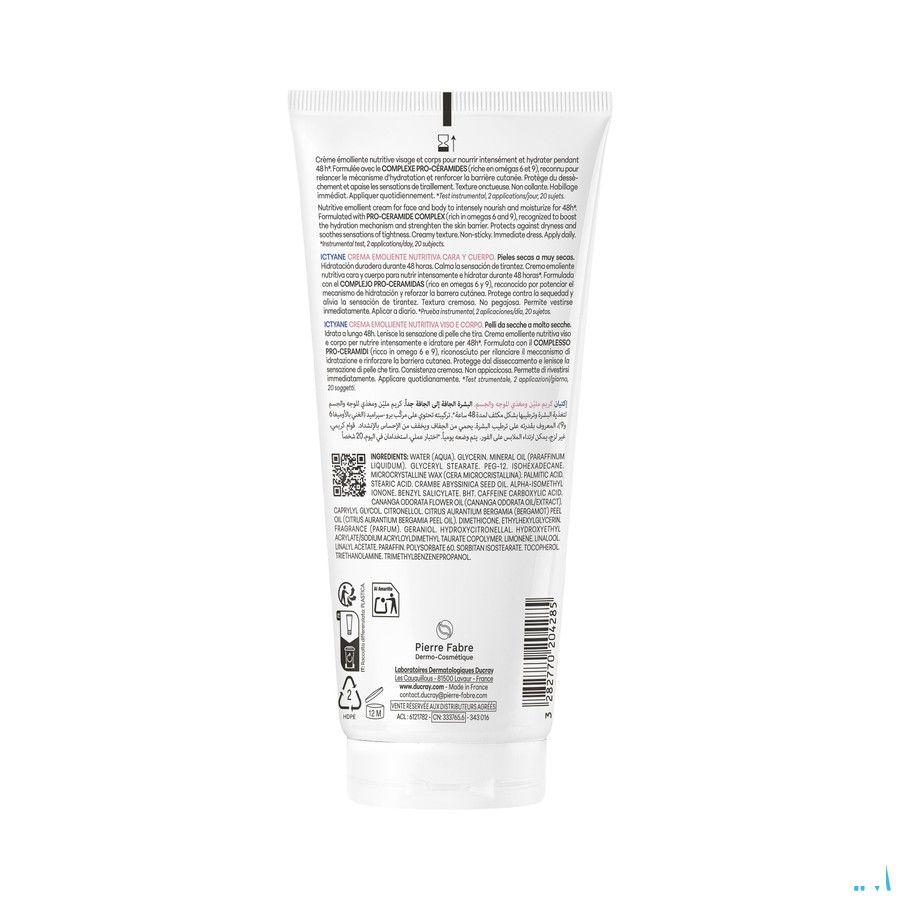 Ducray Ictyane Creme Anti uitdroging Tube 200 ml
