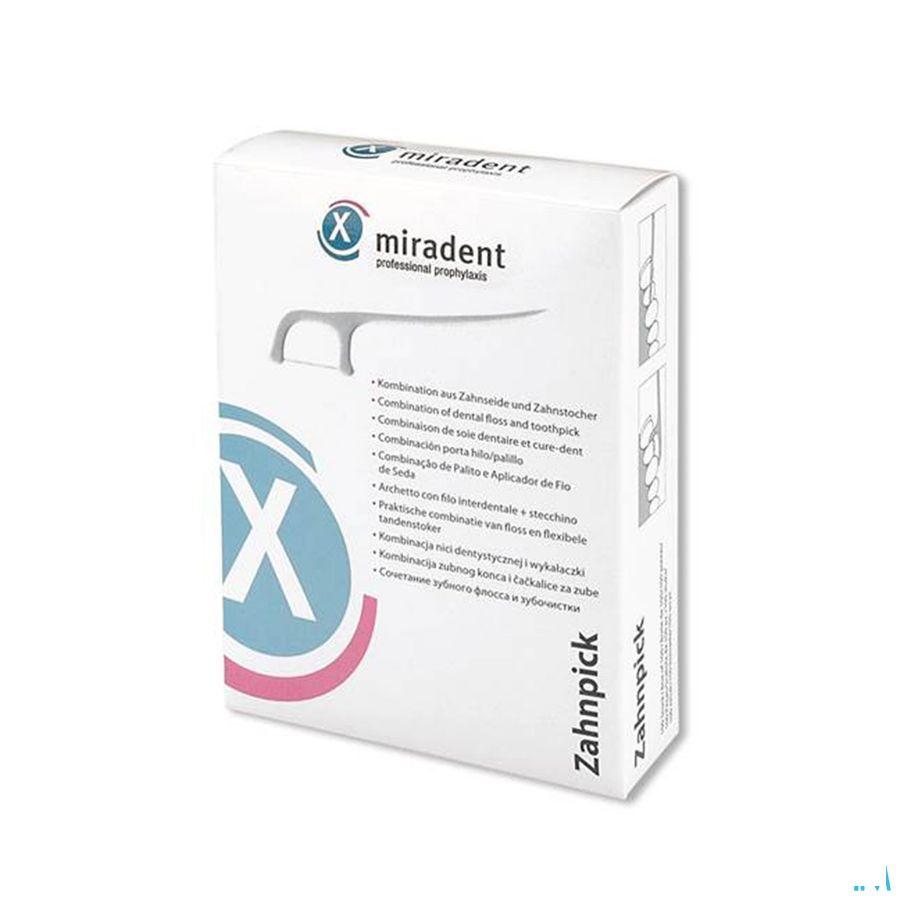 Miradent Tandenstoker Met Flos 100st Individueel Verpakt  -  Eureka Pharma