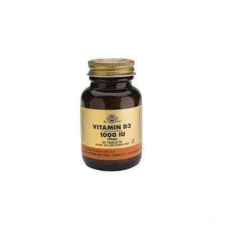 Solgar Vitamin D-3 25mcg/1000IETabletten 90  -  Solgar Vitamins
