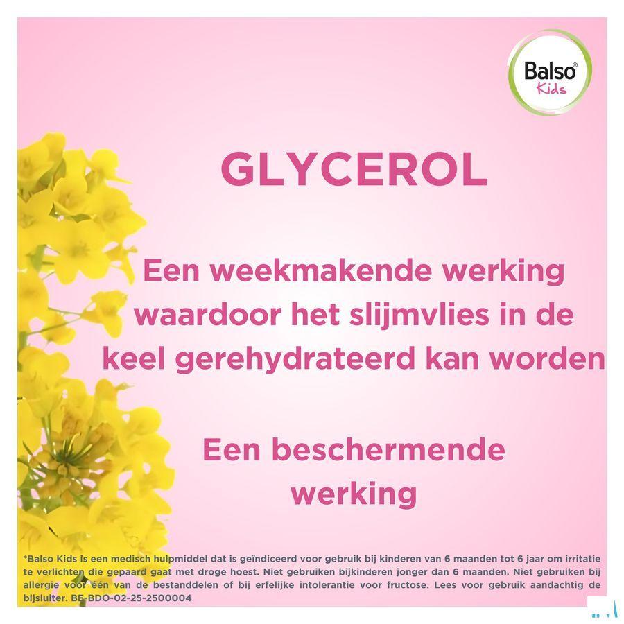 Balso Kids Hoestsiroop Z/Suiker 125ml + Pipet