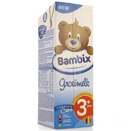 Bambix Groeimelk Natuur 3+ 1L