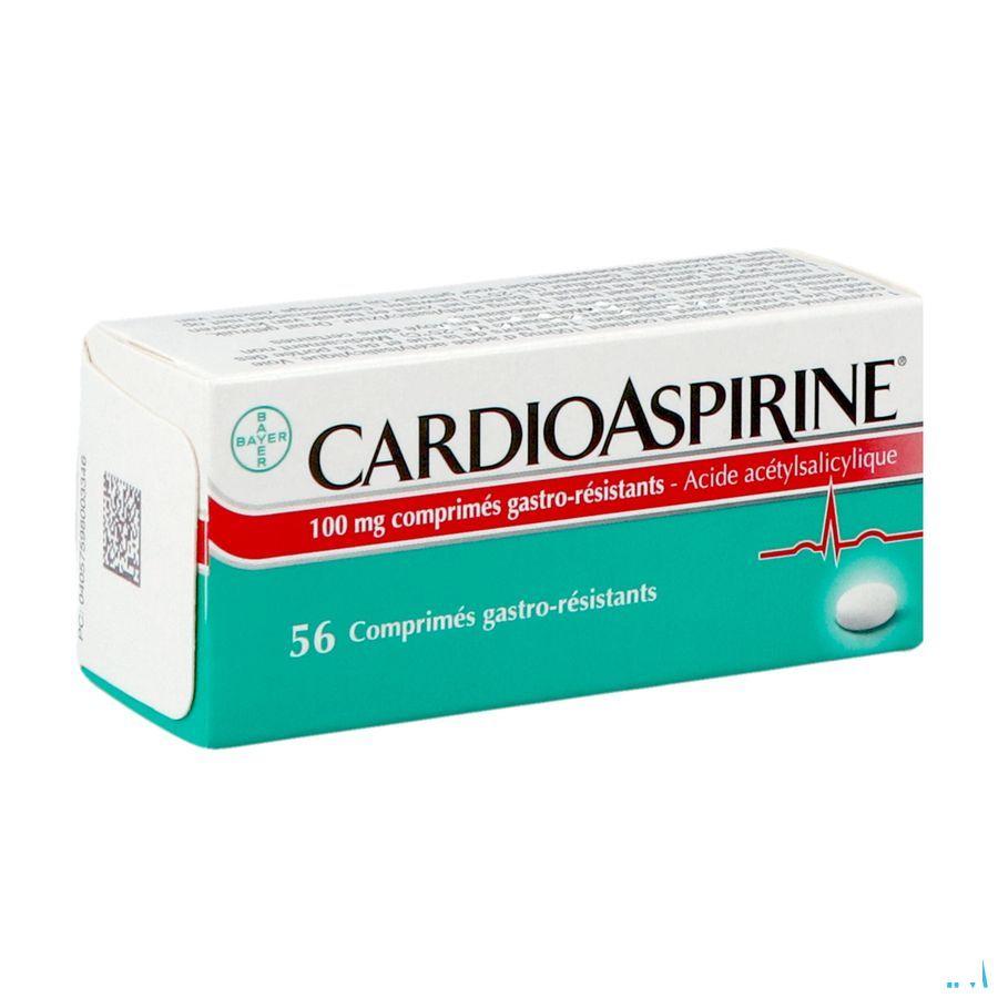Cardioaspirine Maagsapresist. Tabletten 56 X 100 mg
