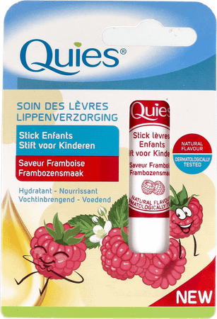 Quies Stick Levres Enfants Framboise 4,5 gr  -  Quies
