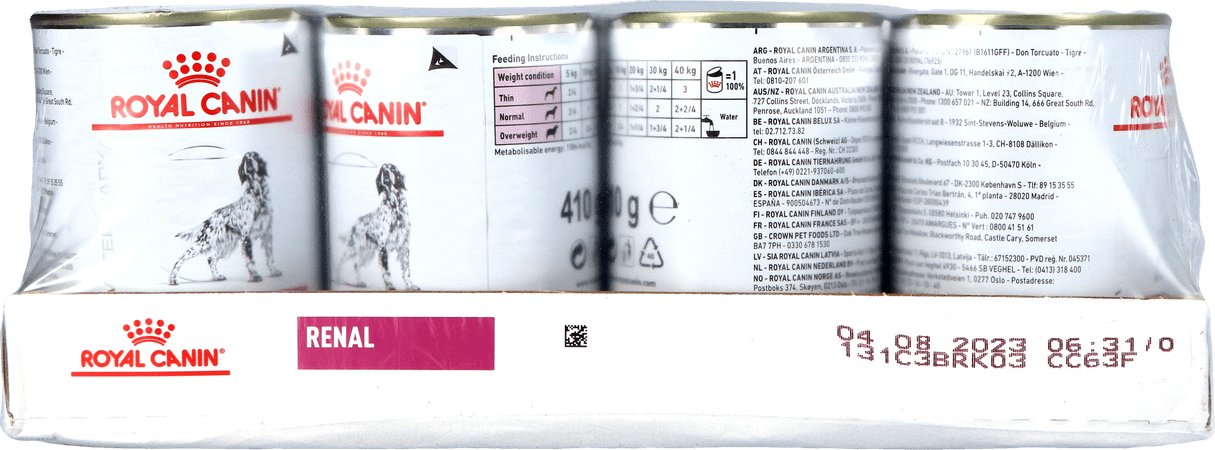 Royal Canin Dog Renal Wet 12X410 g