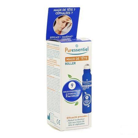 Puressentiel Roller Hoofdpijn 9 Essentiele Olie 5 ml  -  Puressentiel