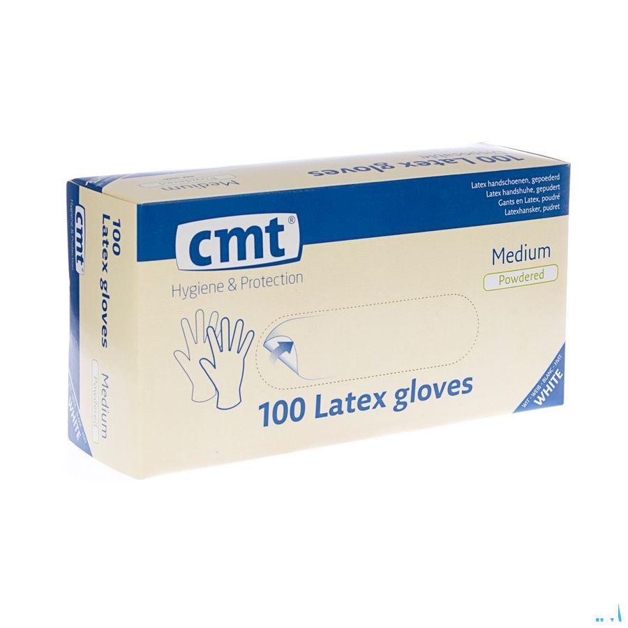Cmt Handschoenen Latex Wit Lp L 100  -  Infinity Pharma