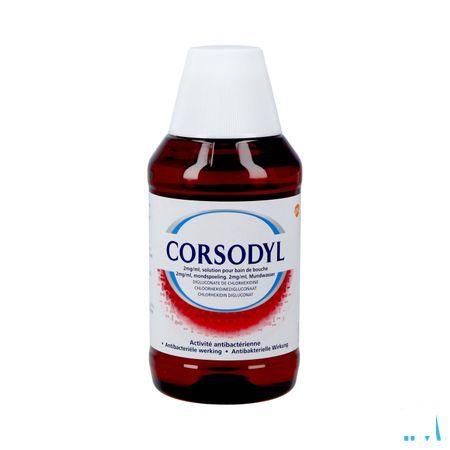 Corsodyl 2Mg/ml Mondspoeling Oplossing 300 ml