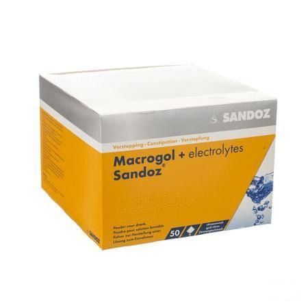 Macrogol + Electr Sandoz Pulv Gout Citron 50x13,7g 
