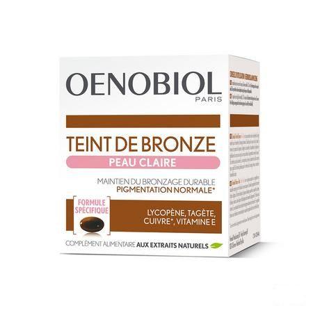 Oenobiol Bronze Teint Lichte Huid Caps 30