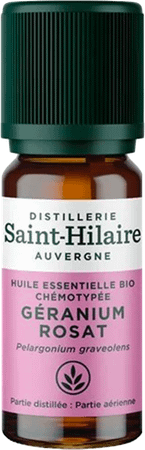 Geranium Rosat Bio Huile Essentielle 10 ml  -  Bioholistic Diffusion