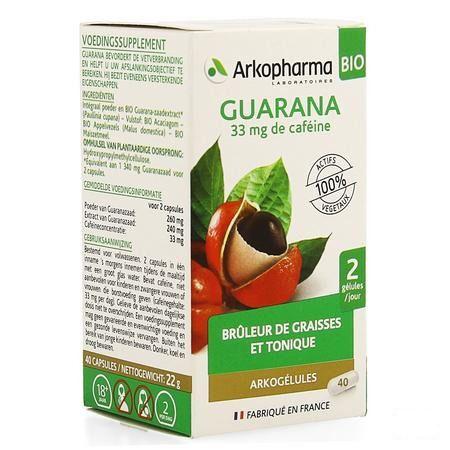 Arkogelules Guarana Bio Capsule 40  -  Arkopharma