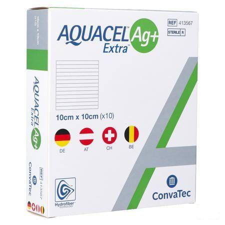 Aquacel Ag+ Extra 10 X 10Cm 10 413567