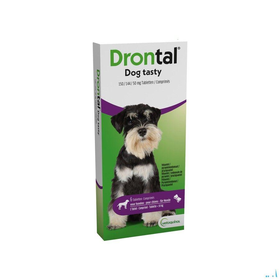 Drontal Tasty Bone 150/144/5 mg 10kg Dog Tabletten 6