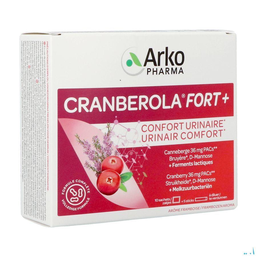 Cranberola Forte + Sach 5 + Stick 10  -  Arkopharma