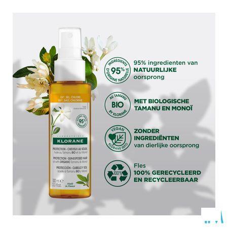 Klorane Capilaire Olie Tamanu&Monoi Bio 100 ml