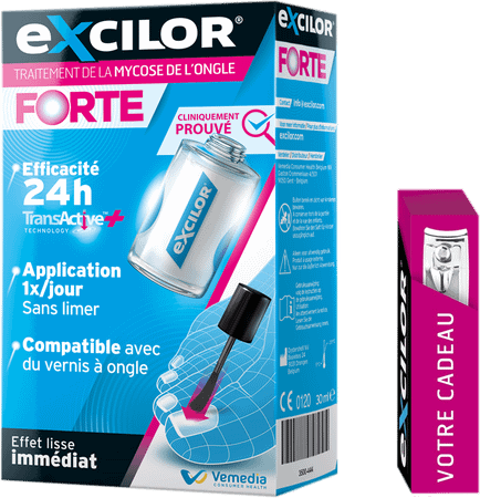 Excilor Traitement Mycose Ongles Forte + Cadeau