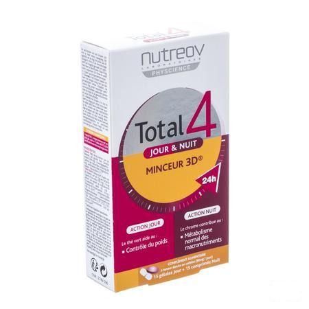 Total 4 Dag Nacht Blister 14 Tabletten + 14 Gel 