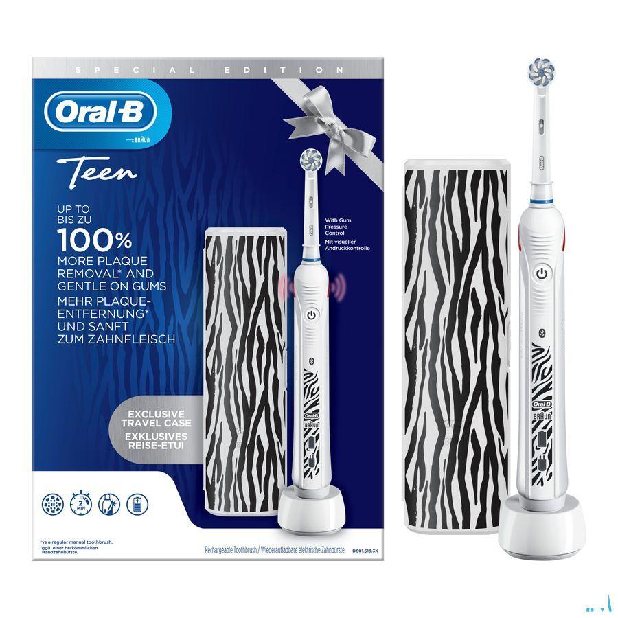 Oral-B D601 Teens White + Travelcase Gratis