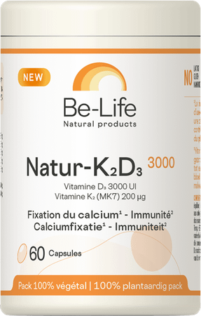 Natur K2 D3 3000 Be Life Caps 60  -  Be-Life