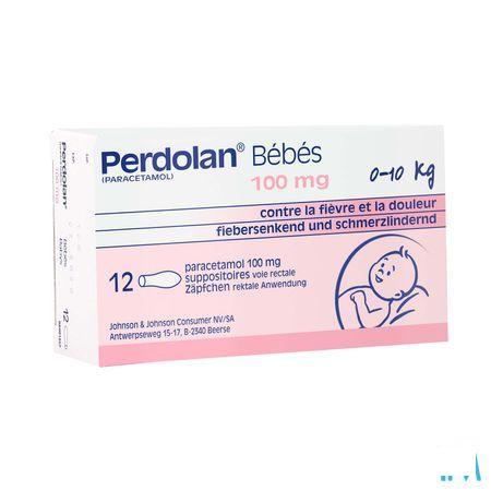 Perdolan Suppo Baby 12x100 mg