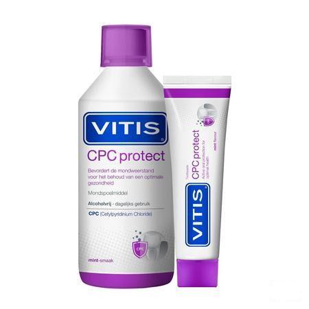 Vitis Cpc Protect Bain Bouche 500 ml  -  Dentaid