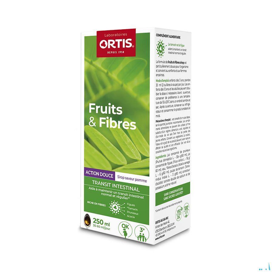 Ortis Vruchten & Vezels Milde Werking Siroop 250 ml