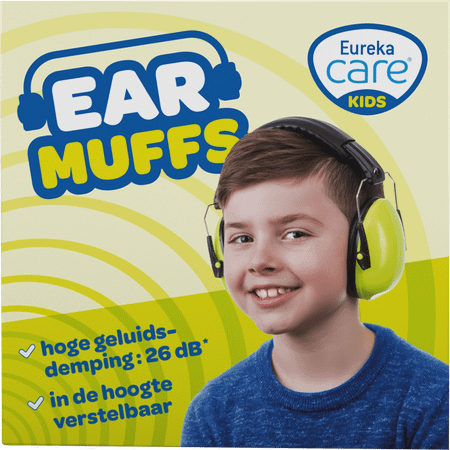 Eureka Care Gehoorbescherm. Koptelefoon 3-12j Fluo  -  Eureka Pharma