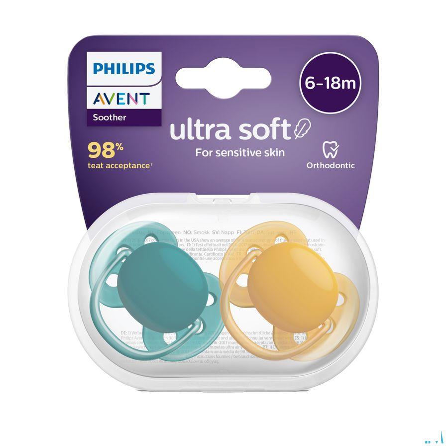 Philips Avent Fopspeen Green Yellow +6M