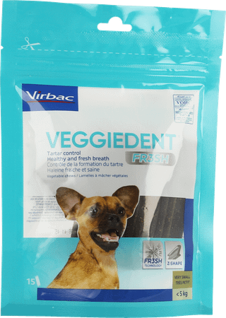 Veggiedent Xs Hond >5kg Kauwreep 15