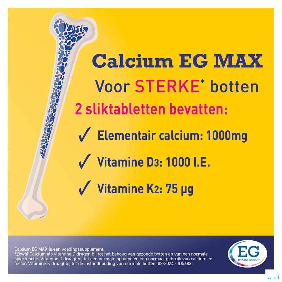 Calcium Eg Max K2 1G/1000Ie/75Mcg Filmom.Tabl 90 x 2