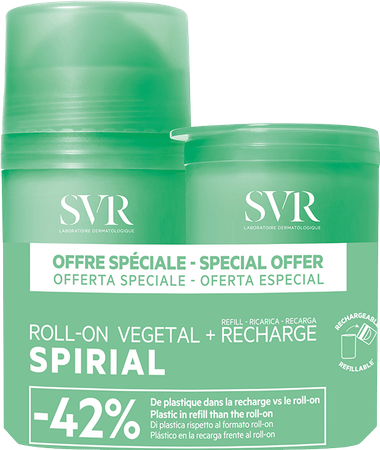 Svr Spirial Lot Roll-On Vegetal 50 ml+Recharg.50 ml