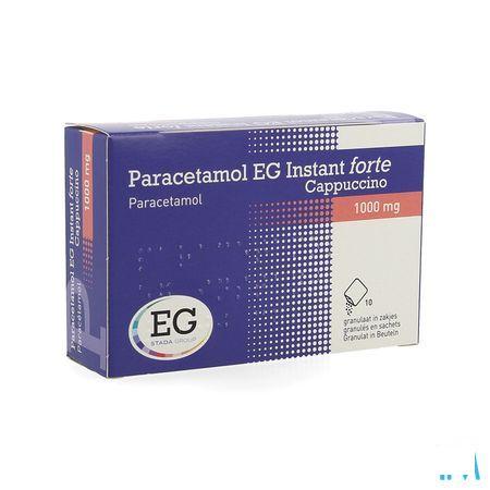 Paracetamol Eg Inst.Forte 1G Cappucino Zakje 10  -  EG