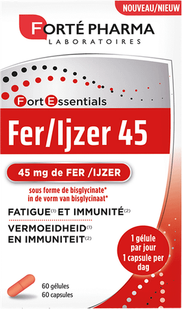 Ijzer 45 Forte Pharma Caps 60