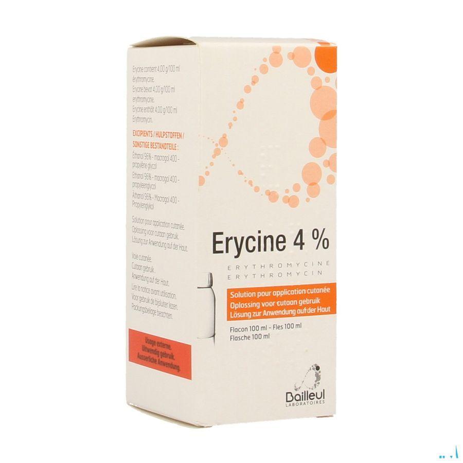 Erycine 4 % Oplossing Application Cutanee 100 ml