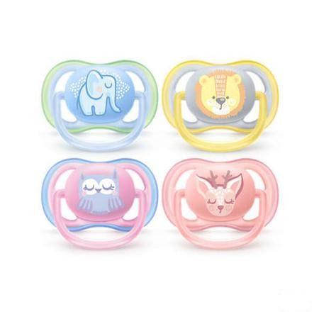 Philips Avent Sucette 0M+ Animals Mix  -  Bomedys