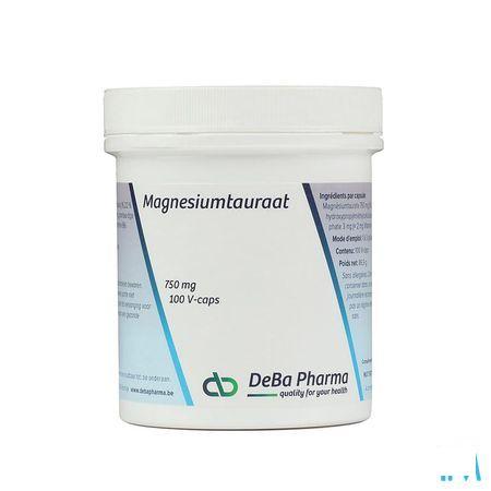 Magnésium Taurate V-Capsule 100x750 mg  -  Deba Pharma