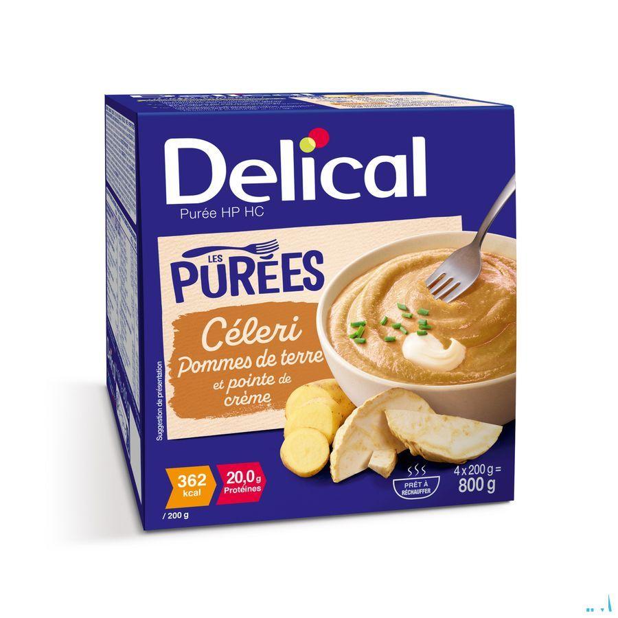 Delical Puree Celeri Pommes De Terre Hphc 4 x 200 gr