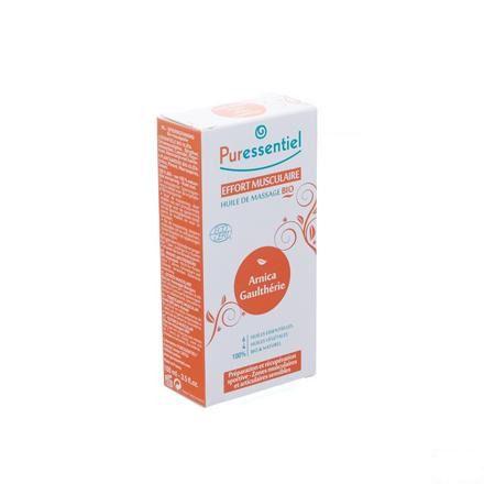 Puressentiel Mass.olie Arnica-bergthee Bio 100 ml  -  Puressentiel